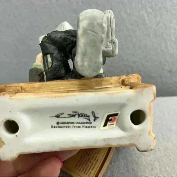 Emmett Kelly Jr Flambro Limited Edition Hobo Clown "Looking Out to See" Vintage - Picture 5 of 9